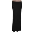 thumbnail image 1 of Gravity Threads Women's Rayon Poly Maxi Skirt Black S, 1 of 2