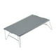 thumbnail image 2 of Mesa de picnic plegable para exteriores para barbacoa, ligera y duradera, de aluminio gris, mesa de camping portátil, 2 of 8