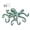 Green, variant on Artistic Iron Octopuses Shaped Hook For Home Kitchens Bathroom Office Decoration