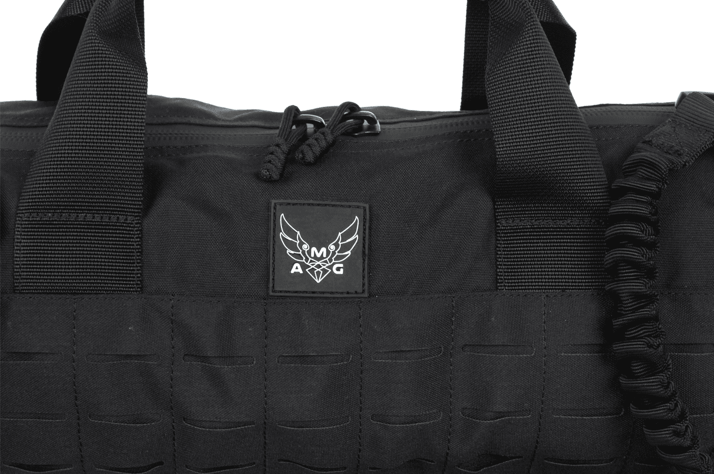 Atomic Mission Gear Unisex Travel Peruga Small Duffel Bag-Black TPU