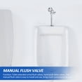 thumbnail image 2 of SHISUYAN Concealed Copper Flush Manually Push Toilet Time-Delay Flush, 2 of 8