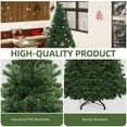 thumbnail image 5 of Uforic 9ft Spruce  Artificial Christmas Tree with 2028 Branch Tips & Foldable Base, Black, 5 of 8