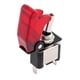 thumbnail image 2 of Interruptor de palanca iluminado rojo 12V 20A ON OFF para coche, camión, abrigo, ATV, avión, 2 of 3