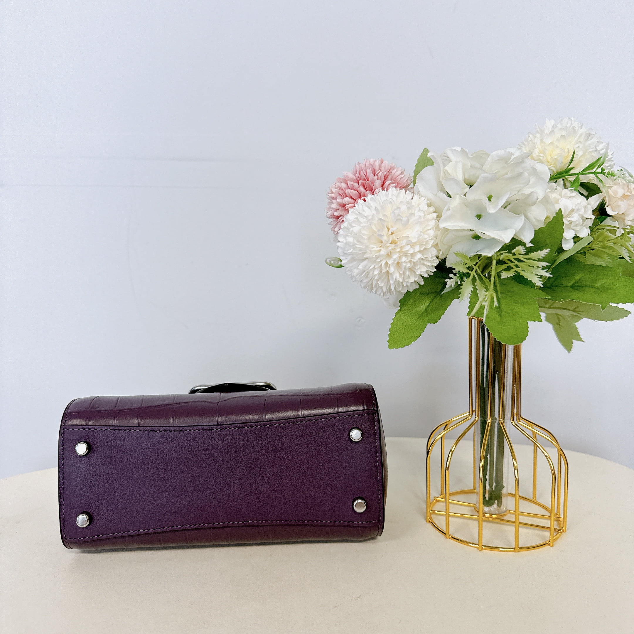 Coach - Brandclub - Coach CN747 Morgan Top Handle Satchel IN Amethyst