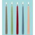 Mainstays Unscented Taper Candle, Gray, 10 inches L Each