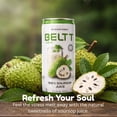 thumbnail image 5 of BELTT Soursop Juice 100% Fruit, No Added Sugar, No Preservatives, Not From Concentrate, Plant Based Drink, Natural Electrolytes, 11.1 FL OZ Cans, Pack of 12, 5 of 5
