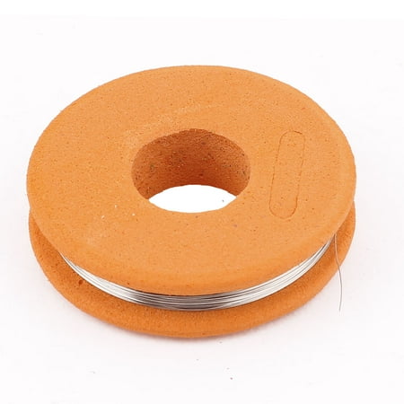 1 Round Hole Wire - Nichrome 80 Round Wire 0.15mm 35 Gauge AWG 33ft Roll 19.49 Ohms/ft Heater Wire
