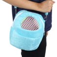 thumbnail image 2 of Pet Carrier Bag, Hamster Carrier Portable Breathable Outgoing Travel Bag with Shoulder Strap for Small Pets Hedgehog Sugar Glider Squirrel Rabbit(Blue), 2 of 7