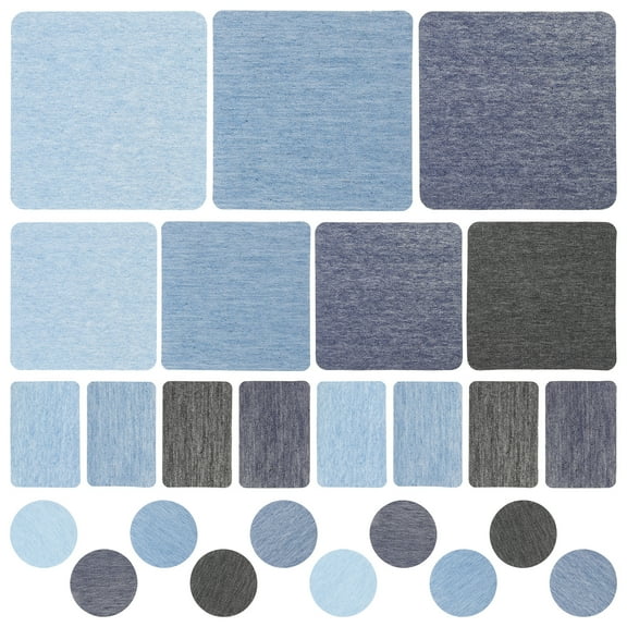 30pcs Handmade Dress Sewing Denim Patches Sew On Denim Patches Clothes Denim Patches