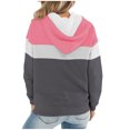 thumbnail image 3 of AnuirheiH Pullover Sweatshirts for Women,Tie Dye Print Womens Pullover Hoodie Long Sleeve Drawstring Tops Loose Casual Sweatshirt for Women(XXXXL）, 3 of 8