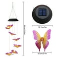 thumbnail image 4 of Lámpara De Campanillas De Viento Solar Con Panel De Inducción Automática Que Cambia De Colores, Lámpara De Campanillas De Viento LED, Para Patios, Terrazas, Interiores, YLSHRF morado y amarillo, 4 of 8