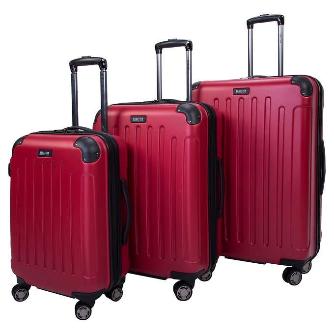 Kenneth Cole Reaction Renegade 3-piece Expandable Luggage Set - Red ...