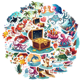 thumbnail image 2 of cartoon Ocean Animal Stickers, Waterproof Ocean Animal Sticker for Water Bottle Laptop Phone Cases Planner Skateboard Luggage Helmet Party Favor Decor, Ideal for Adults Teens Teacher Rewards, 2 of 9