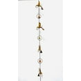 thumbnail image 4 of Hanging Humming Bird Rain Chime Metal Rain Chain Garden Wind Chimes Decorative Bell Musical Rain Feng 99 inch, 4 of 4
