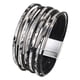thumbnail image 1 of Pulsera para mujer Premium Fashion Fácil de usar Regalo con cierre magnético Versátil Negro, 1 of 9