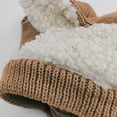 thumbnail image 3 of Baby Girls Boys Winter Thickened Fleece Hat Scarf Earflap Hood Scarves Toddler Kids, 3 of 6
