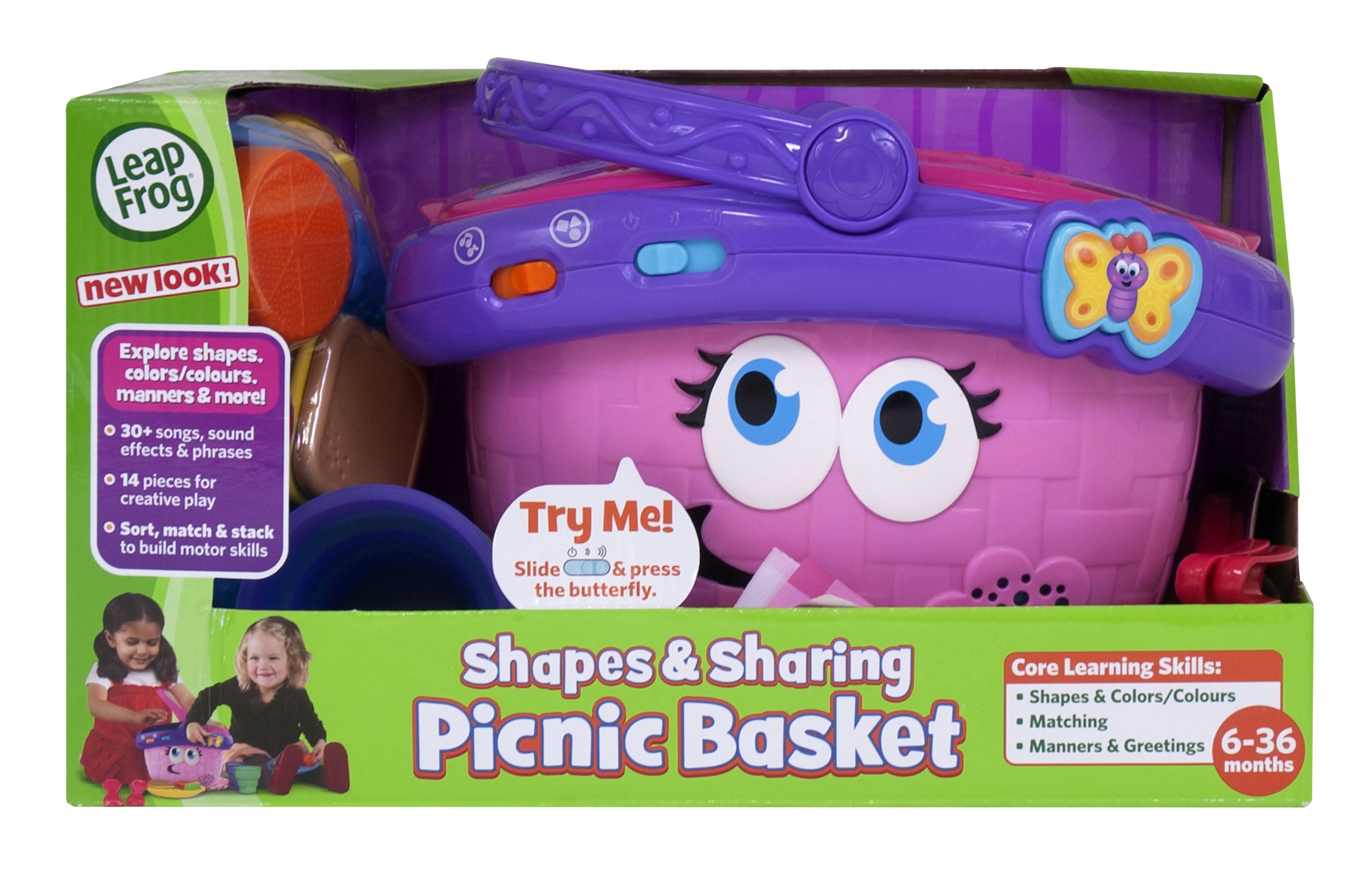 LeapFrog Shapes and Sharing Picnic Basket, Role-Play Toy for Kids - image 4 of 6
