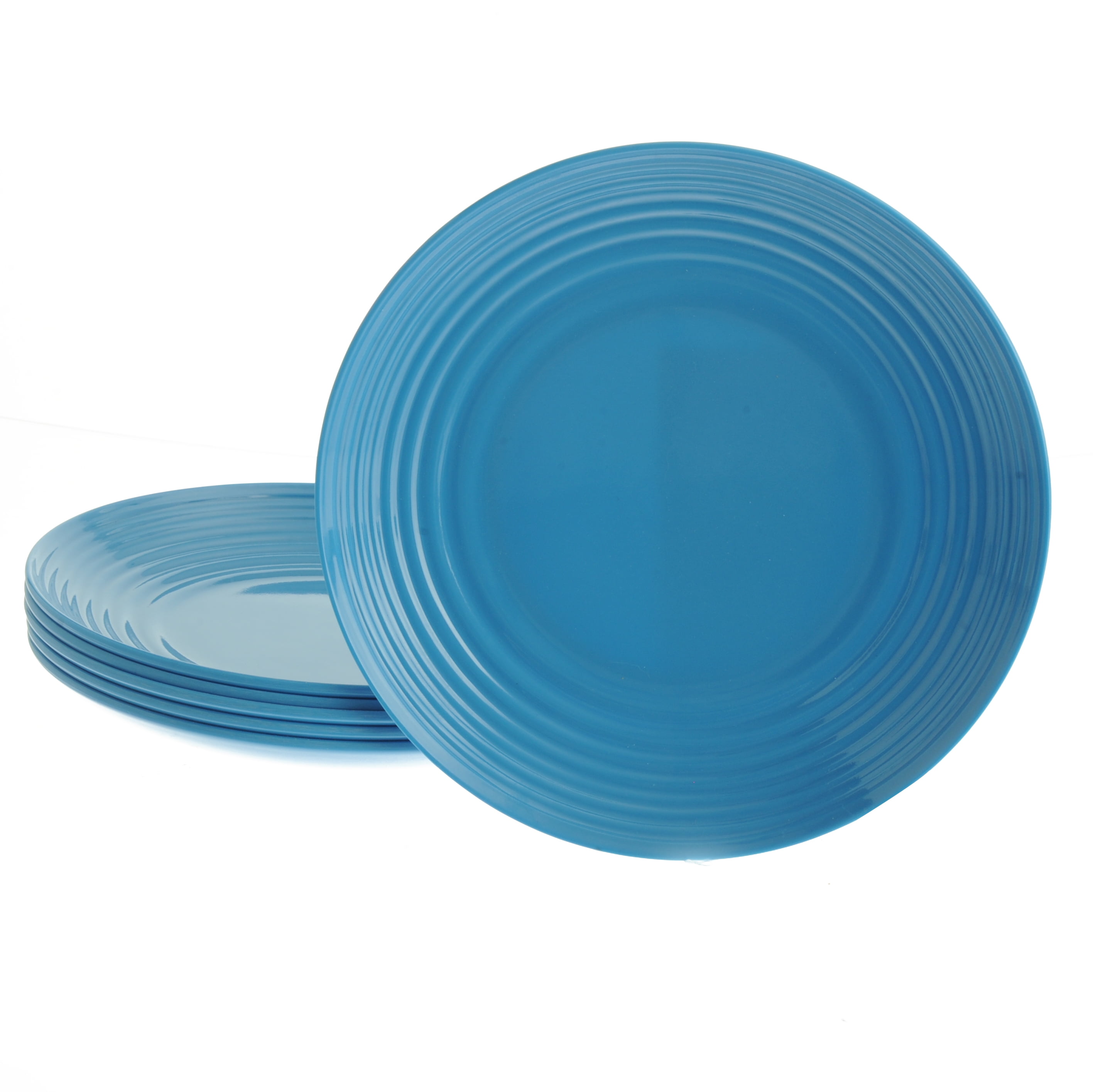 2 Pk Cars 3 8in Melamine Rimmed Plate