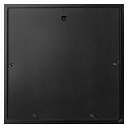Gallery Perfect Black 12 Piece Square Photo Wall Picture Frame Set, 16.5x10.2x16.7