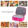 thumbnail image 4 of 70-Slot Diamond Storage Box with Bottles Cartoon Princess Print Portable Storage Bag with Zipper for Painting Accessories Tools Nail Art Rhinestones, 4 of 8