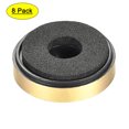 thumbnail image 1 of 8Pcs D30xH8mm patas de plástico base anti-vibración soporte para altavoz amplificador guitarra HiFi tono dorado, 1 of 5