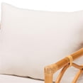 thumbnail image 5 of bali & pari Acelynn Bohemian Light Honey Rattan Arm Chair, 5 of 10