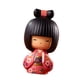 thumbnail image 1 of Muñeca Kokeshi Kimono Niñas Escultura Tradicional Hermoso Color Miniatura Asiática Rosa, 1 of 5