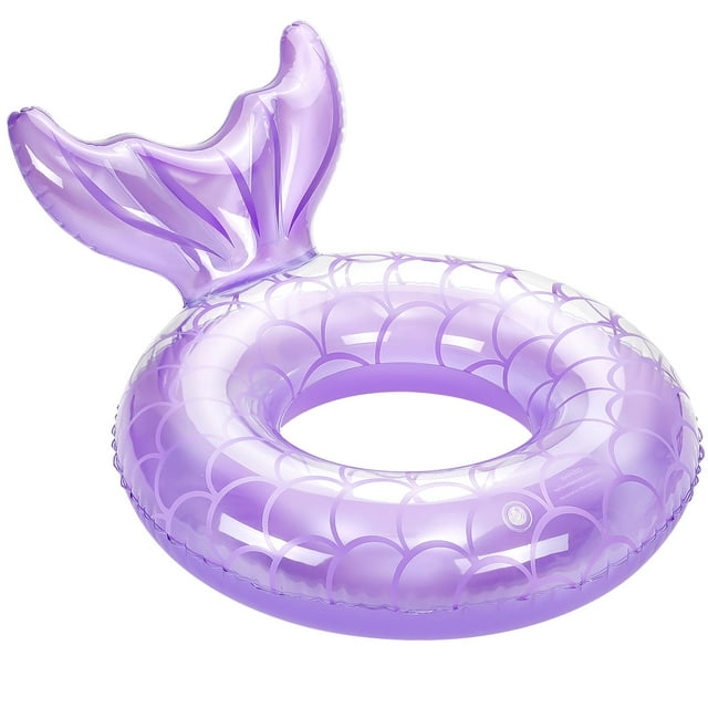 Flotador Inflable MoKo para Niños Cola de Pez Morado 58 cm