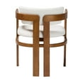 thumbnail image 5 of Baxton Studio Carice Modern Dining Chair, Cream, 5 of 9