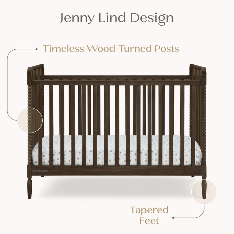 Delta Children Lily 4-in-1 Convertible Crib - Greenguard Gold