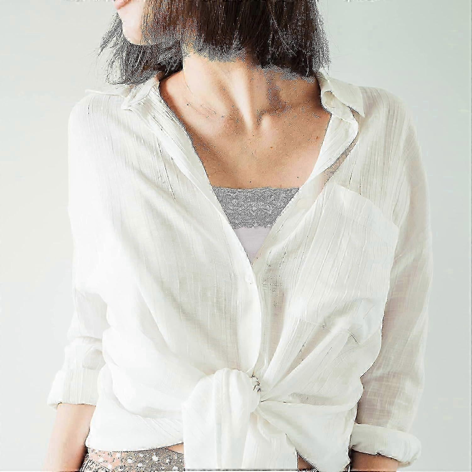 10 Pieces Lady Clip-on Mock Camisole Bra Insert Overlay Vest