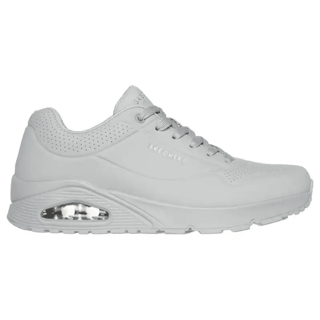 Tenis Skechers Uno Stand On Air Hombre Ligero gris 26.5