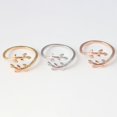 thumbnail image 4 of Anillo De Dedo Anillo De Hoja Ajustable Anillo Abierto Regalo De Joyería Para Niñas Mujeres Kearding AP006156-01, 4 of 6