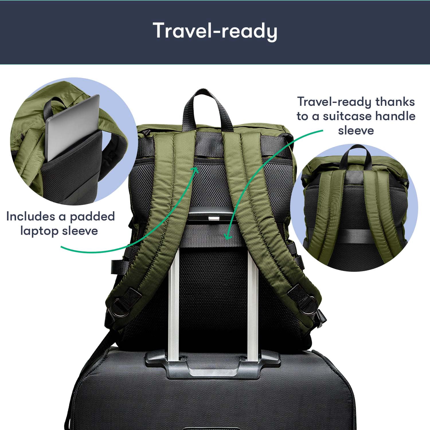 Colugo Parent Diaper Backpack, Olive
