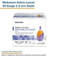 thumbnail image 4 of McKesson Safety Lancets, Pressure-Activated - 30 Gauge Needle, 1.5mm Depth, 100 Count, 20 Packs, 2000 Total, 4 of 5