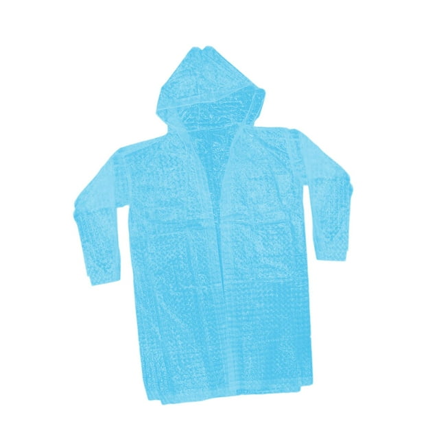 Tachiuwa Poncho Raincoat Long Compact EVA 3D with Hood for Camping Water Rides