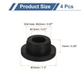 thumbnail image 2 of Uxcell 4Pack Rubber Grommets 22mm Drill Hole, 13mm ID Top Hat Hole Plug Grommet, 2 of 6