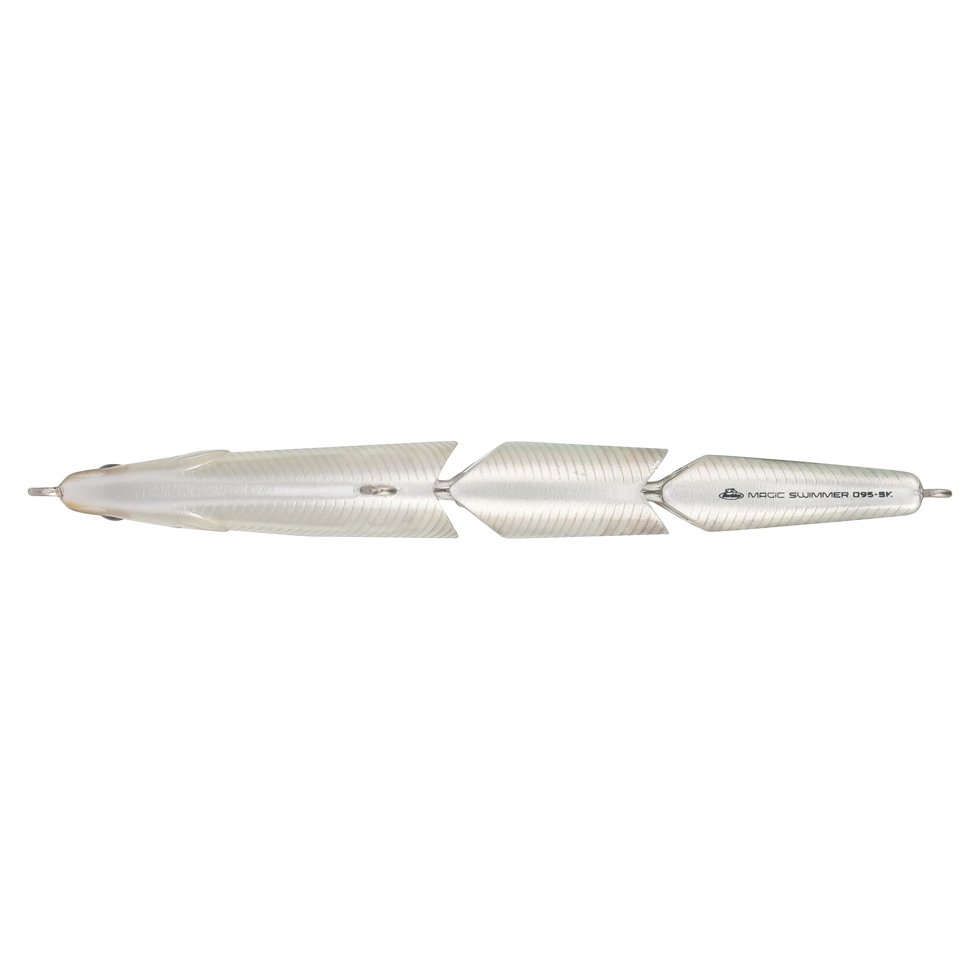 Berkley Magic Swimmer® Freshwater, 3.75 in, Swimbaits, Perfect Ghost (1 Count)