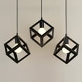 thumbnail image 5 of Hanging Light Illumination  Practical Bedroom Square Chandelier Lamp Bulb Holder, 5 of 5