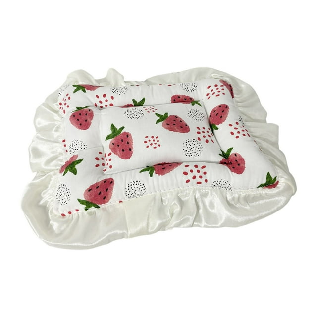 Cotton Doll Storage Box For Doll Mattress Bedding Doll Basket Cradle Stroller Lace Mat