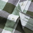 thumbnail image 3 of BVnarty Plaid Shirts for Men Casual Plaid Long Sleeve Shirt with Pockets, Turndown Collar, Lightweight Soft Fabric, Perfect for Work, Home, and Outdoor Casual Wear, 3 of 4
