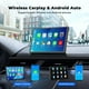 thumbnail image 2 of Volam Pantalla portátil CarPlay/Android Auto de 9'',con cámara de reversa,Estéreo inalámbrico con Control de Voz,Bluetooth,Mirror Link y navegación GPS,Compatible con Todos los vehículos, 2 of 5