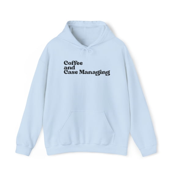 Case Manager 1970s 70s Hoodie, Gifts, Hooded Sweatshirt