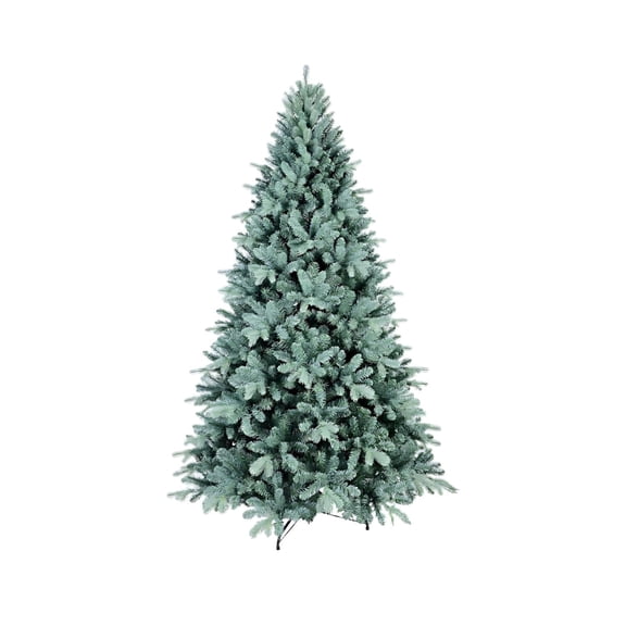 Mayhihi 5FT Artificial Blue Spruce Christmas Tree with 854 PE & PVC Branch Tips,Metal Hinges & Foldable