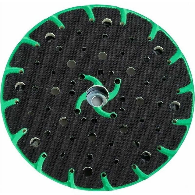 Plato de lijado de 150 mm con aspiración de polvo - Rosca de conexión M8 - Recambio de plato de lijado, compatible con lijadora orbital aleatoria Bosch Makita, etc.150 mm