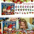 thumbnail image 4 of Countdown Sets 2025 Ornament Advent Calendar Featuring 2D Flat Designs Printed on Both Sides with Realistic Graphics and Festive Greetings, 4 of 6