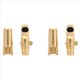 thumbnail image 1 of 2X Jazz Saxofon Soprano 5C Metal Boquilla + Almohadillas Cojines + Casquillo Hebilla con Chapado en, 1 of 5