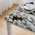 thumbnail image 4 of nygtbtfer Funny Skull Print Table Cloths Stain and Wrinkle Resistant Washable Tablecloth for Table Cloth  for Kitchen and Dining Room Fits for Table white, 4 of 7