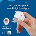 thumbnail image 4 of Adaptador de viaje Plug Ceptics Brazil tipo N (paquete de 3), 4 of 8