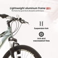 thumbnail image 6 of 26 inch Aluminum Mountain Bike, Shimano 21-Speed Mountain Bicycle Dual Disc Brakes for Woman Men Adult Mens Womens,Gray, 6 of 7